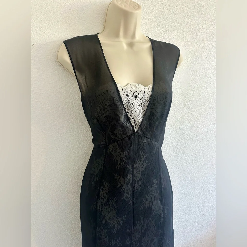 Robert Rodriguez Black Lace Mini Dress - Picture 10 of 15